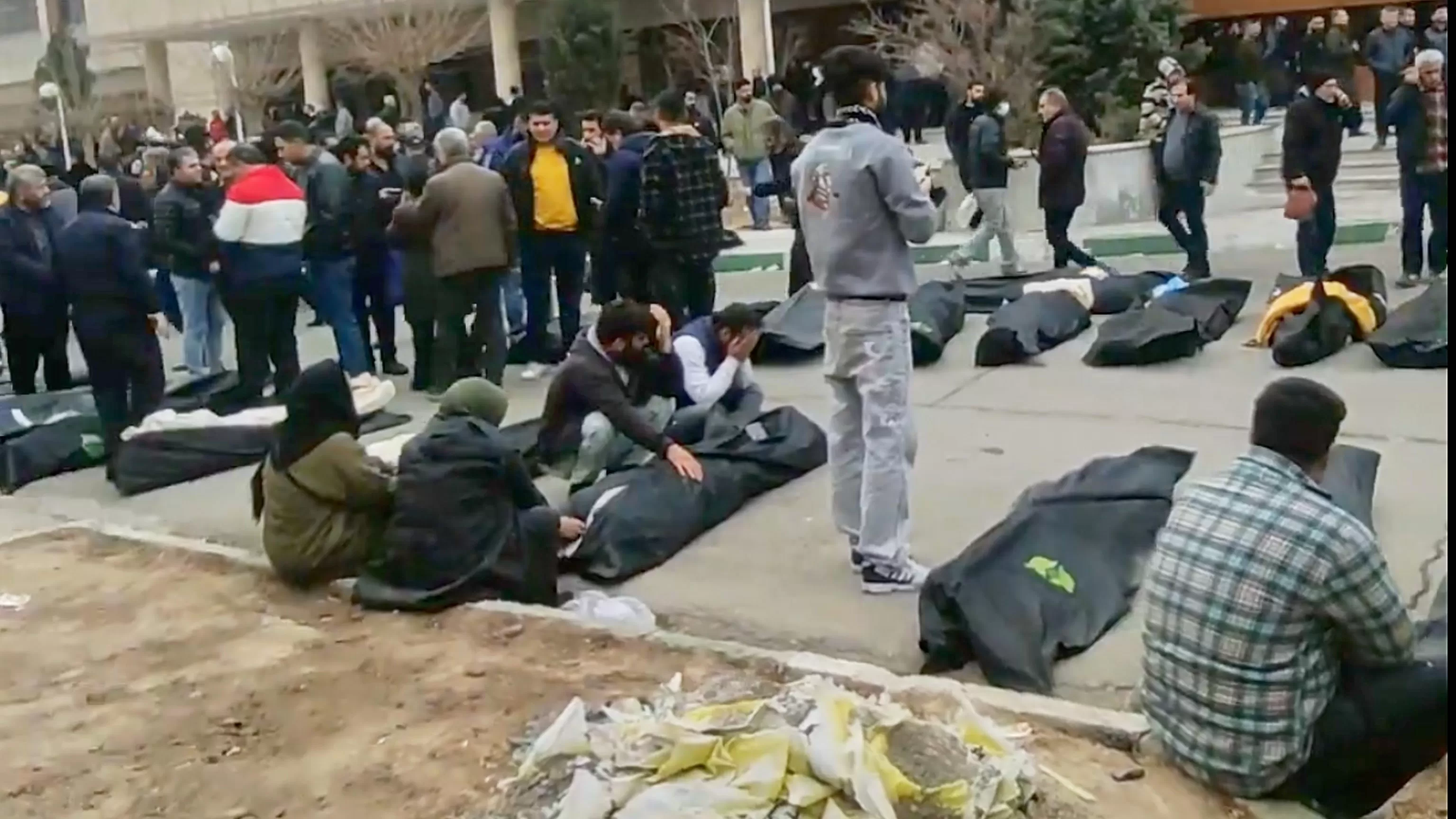 Through the eyes of Iranian protesters, glimpses of disorder, disarray and death