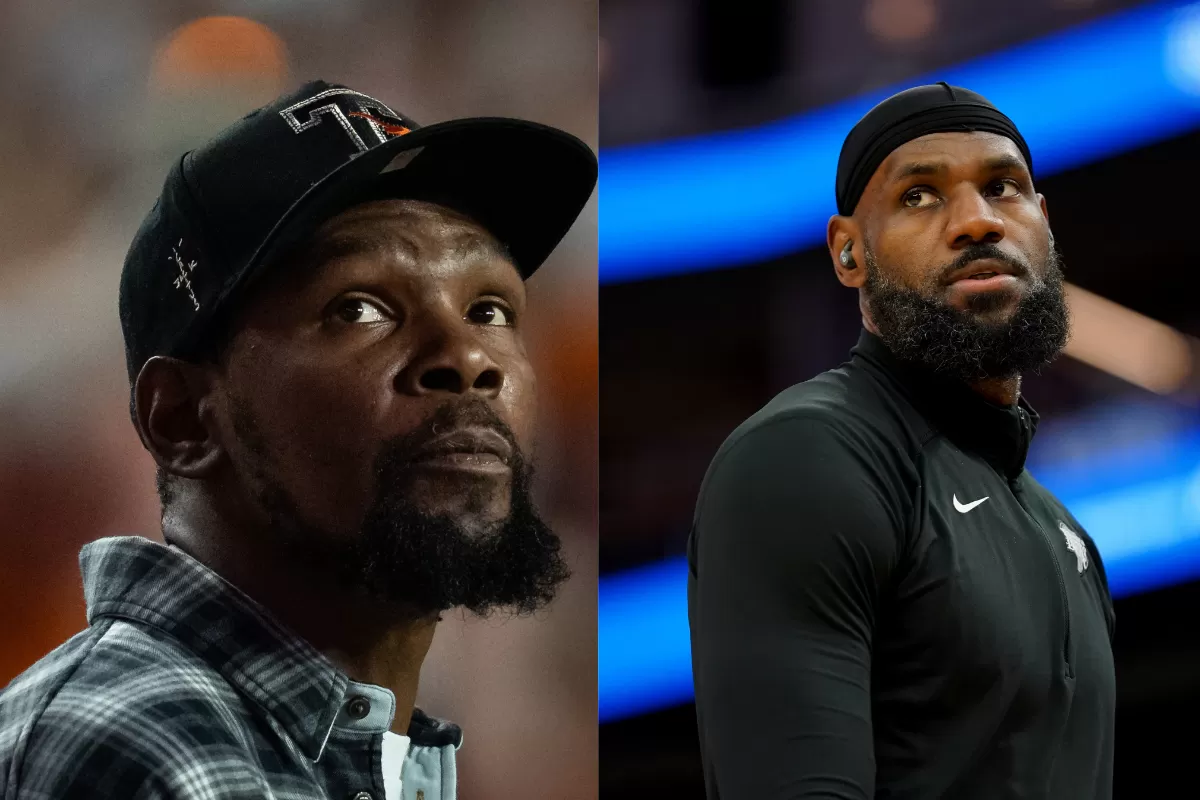 LeBron James Shares 4-Word Reaction to Kevin Durant’s Confession About Lakers Legend