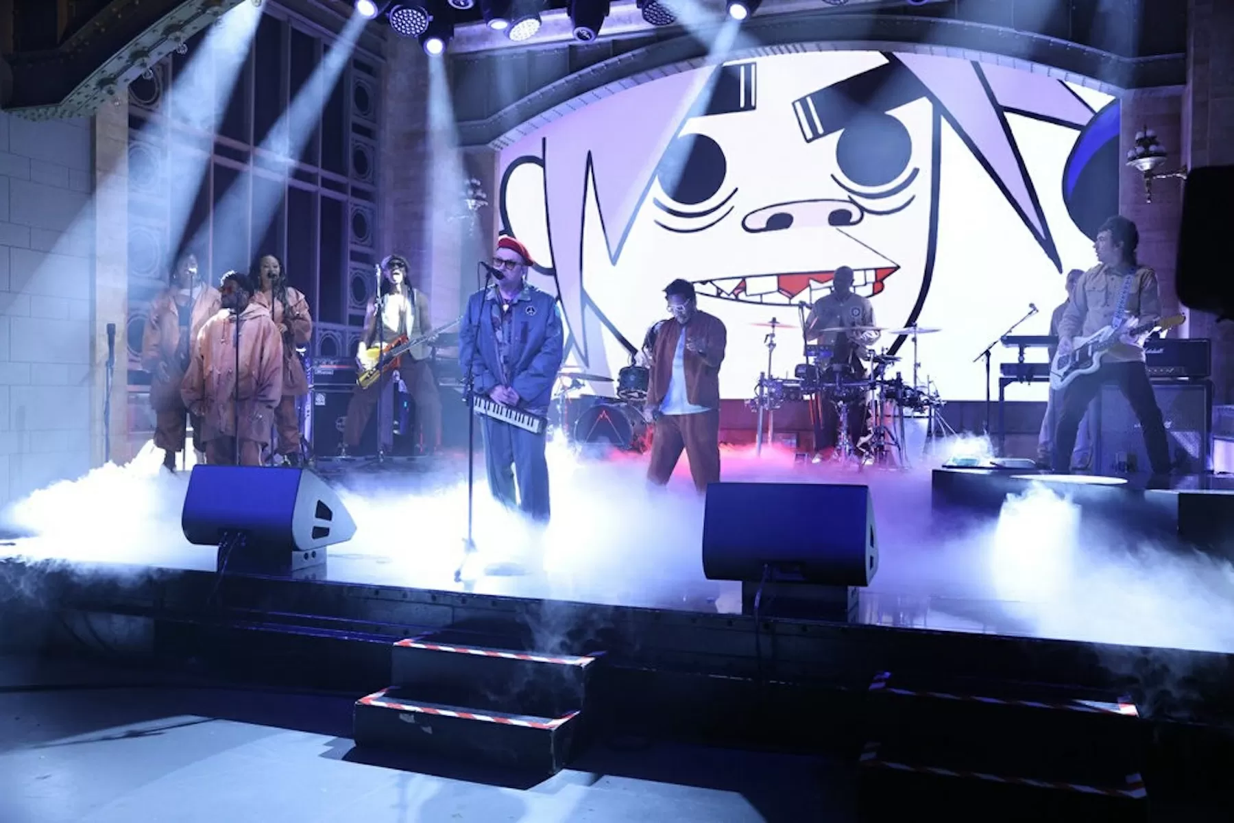 Gorillaz Revive ‘Clint Eastwood’ and Perform New Track ‘The Moon Cave’ During ‘SNL’ Debut: Watch