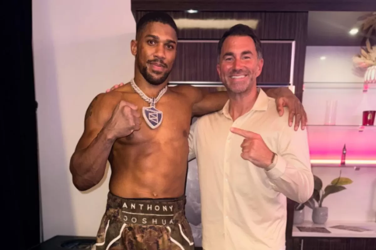 Anthony Joshua Fires Shot at Conor Benn After Controversial Split From Eddie Hearn for Dana White