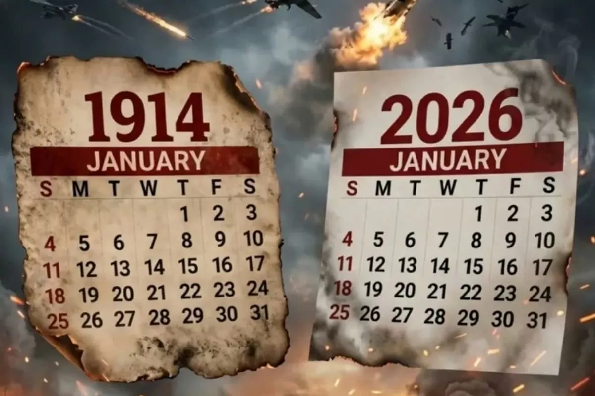 2026 Calendar Mirrors 1914 – The Year World War I Begun