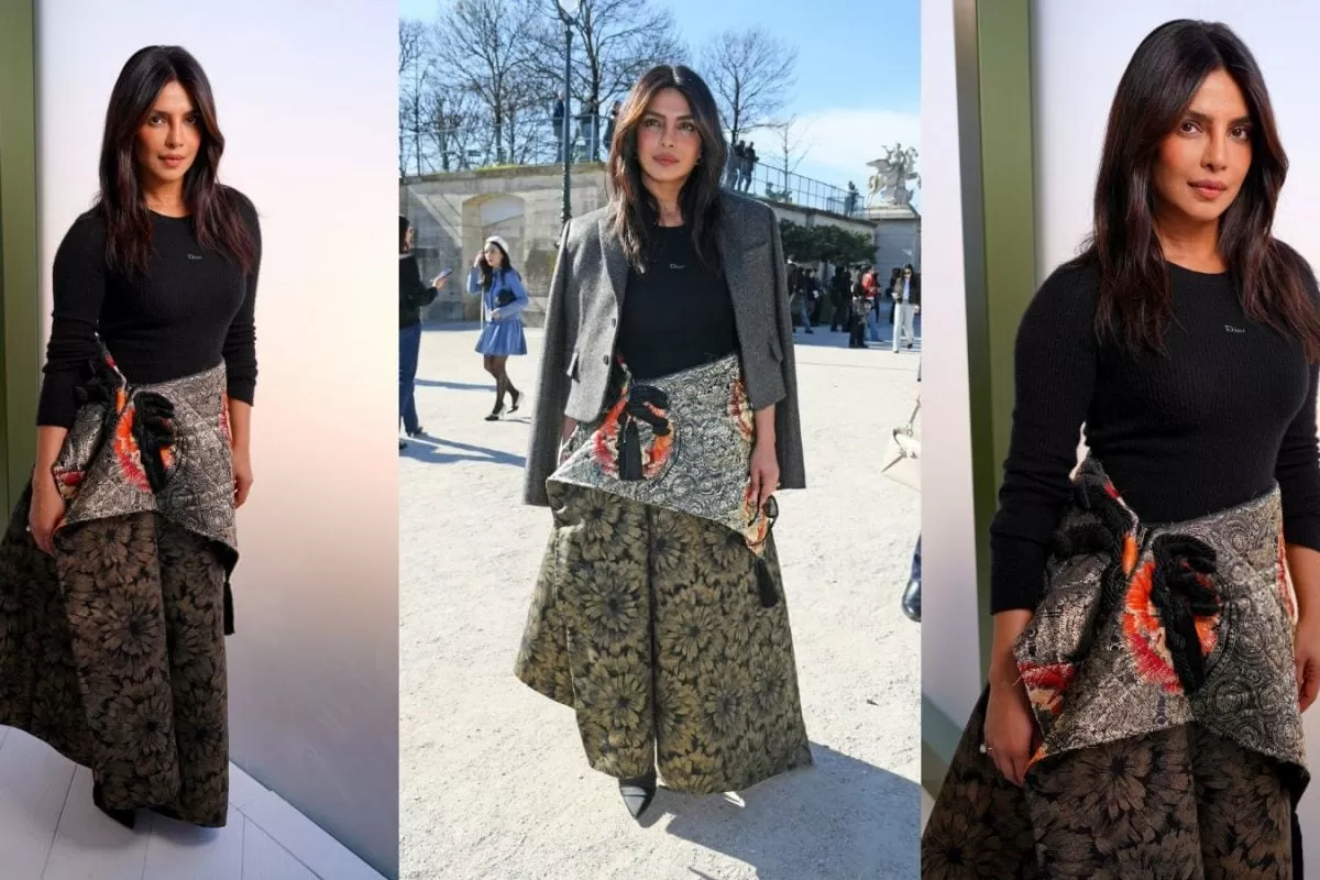 Priyanka Chopra Jonas Gives Menswear A Dior Twist At Paris Fashion Week