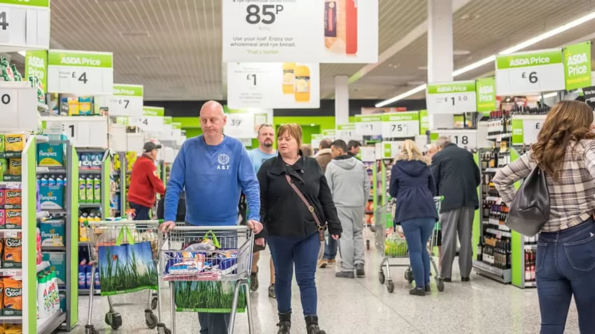 UK shop price inflation slows to 1.1% in February as retailers cut prices