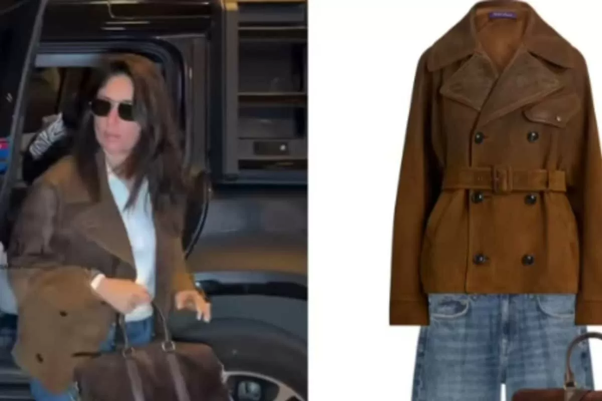 Kareena Kapoor Slays Airport Look In Luxe Jacket And Denim. BRB, Taking Notes