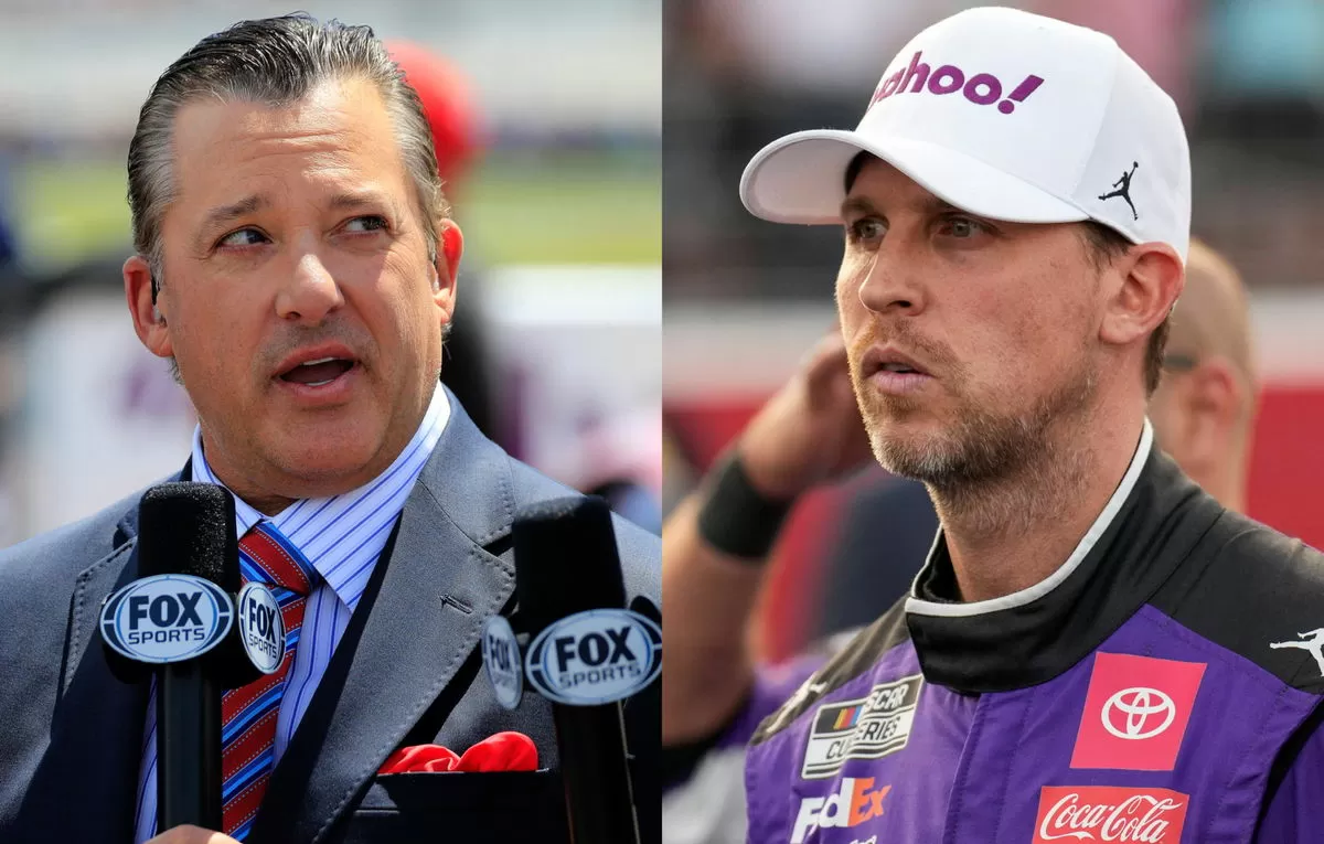 Tony Stewart Echoes Denny Hamlin’s Infamous Words as Smoke Turns His Back on Wife Leah With 4-Words