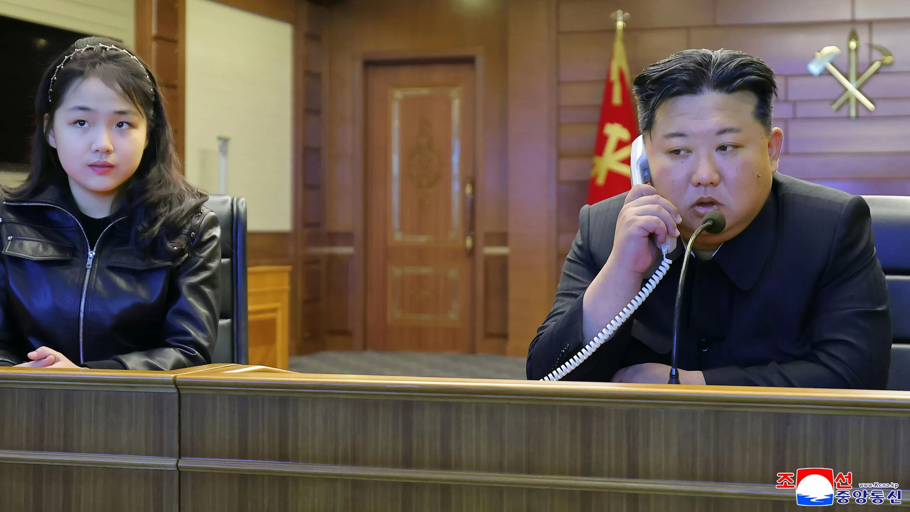 North Korean leader Kim watches cruise missile tests with his daughter