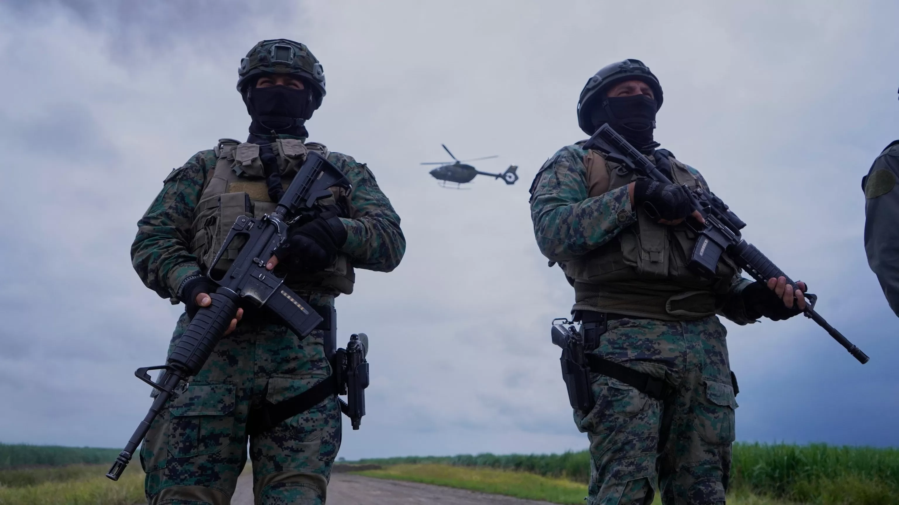 Ecuador's president rejects allegations that his government is bombing targets inside Colombia