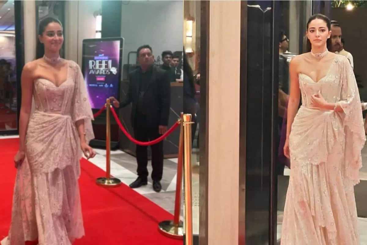 Ananya Panday’s Sari-Inspired Tarun Tahiliani Look At Showsha Reel Awards 2026 Is A Lesson In Modern Couture