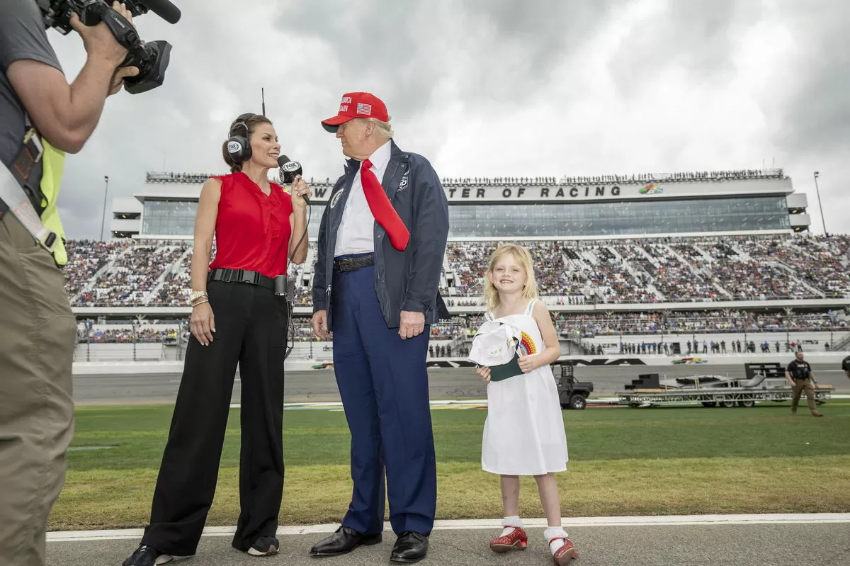 FOX Broadcaster Speaks Out on Viral Moment With President Donald Trump at NASCAR’s Daytona 500
