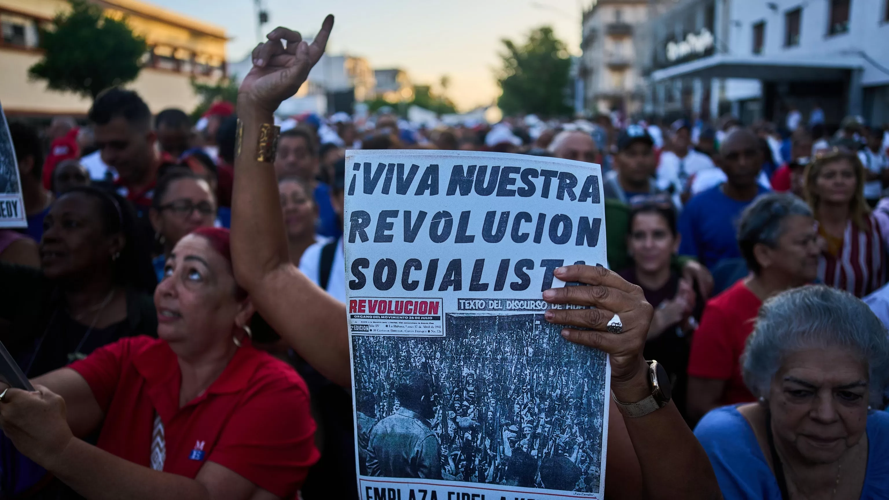 Cuba's president says island does not wish for US aggression but ready to fight if needed