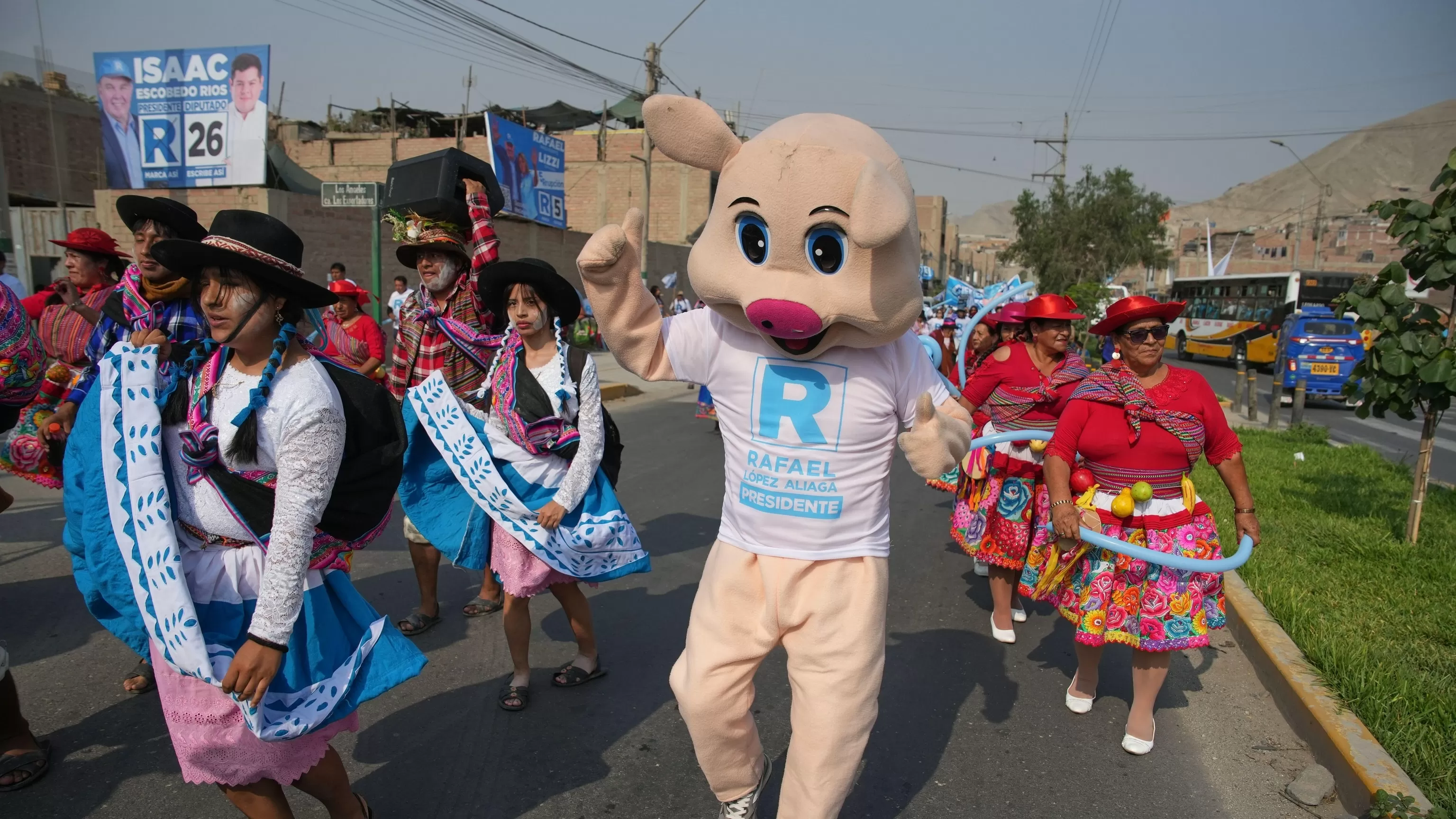 Peruvians choosing a president from 35-candidate pool in Sunday's election